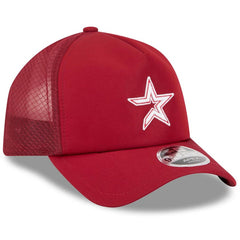 Houston Astros 2026 Batting Practice Alternate Apex 9FORTY Adjustable Hat Red