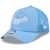 Kansas City Royals 2026 Batting Practice Alternate Apex 9FORTY Adjustable Hat Light Blue
