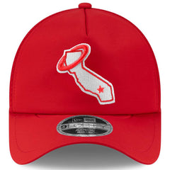 Los Angeles Angels 2026 Batting Practice Alternate Apex 9FORTY Adjustable Hat Red