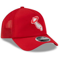 Los Angeles Angels 2026 Batting Practice Alternate Apex 9FORTY Adjustable Hat Red