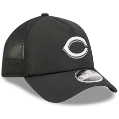 Cincinnati Reds 2026 Batting Practice Apex 9FORTY Adjustable Trucker Hat Black