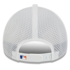 New York Mets 2026 Batting Practice Apex 9FORTY Adjustable Trucker Hat White