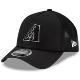 Arizona Diamondbacks 2026 Batting Practice Apex 9FORTY Adjustable Trucker Hat Black