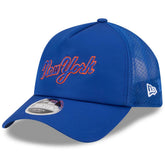 New York Mets 2026 Batting Practice Apex 9FORTY Adjustable Trucker Hat Royal