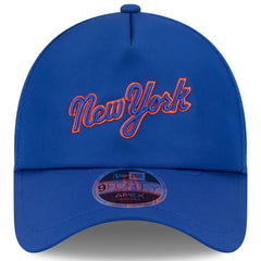 New York Mets 2026 Batting Practice Apex 9FORTY Adjustable Trucker Hat Royal