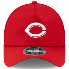 Cincinnati Reds 2026 Batting Practice Apex 9FORTY Adjustable Trucker Hat Red