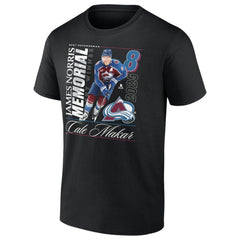 Cale Makar Colorado Avalanche 2025 Norris Trophy Winner T-Shirt - Black T-shirts