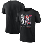 Lane Hutson Montreal Canadiens 2025 Calder Memorial Trophy Winner T-Shirt - Black T-shirts