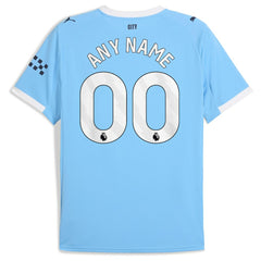 Manchester City 2025/26 Home Replica Custom Jersey - Sky Blue discount