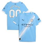 Manchester City Youth 2025/26 Home Replica Custom Jersey - Sky Blue on sale