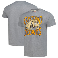 Cleveland Browns Homage Unisex Tri-Blend Dawg Pound XL Bone Collar T-Shirt - Gray outlet