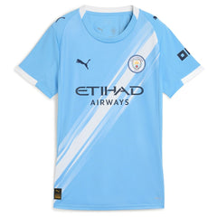 Erling Haaland Manchester City Women's 2025/26 Home Replica Player Jersey - Sky Blue cheap