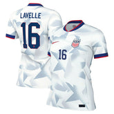 Rose Lavelle USWNT Women's 2025 Home Replica Player Jersey - White on sale