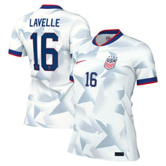 Rose Lavelle USWNT Women's 2025 Home Replica Player Jersey - White on sale