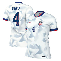 Naomi Girma USWNT Women's 2025 Home Replica Player Jersey - White on sale