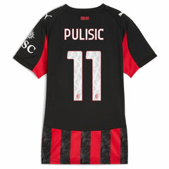 Christian Pulisic AC Milan Women's 2025/26 Home Replica Player Jersey - Red outlet