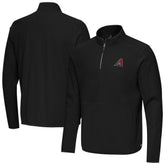 Arizona Diamondbacks Antigua Step Up Quarter-Zip Pullover Black
