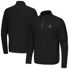 Arizona Diamondbacks Antigua Step Up Quarter-Zip Pullover Black