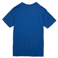 New York Knicks Striped Logo Lockup Premium T-Shirt - Royal online