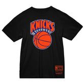 New York Knicks Hardwood Classics Vintage Logo T-Shirt - Black shop
