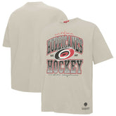 Carolina Hurricanes Mitchell & Ness Women's Dump & Chase Boyfriend T-Shirt - Cream T-shirts