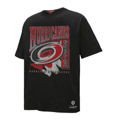Carolina Hurricanes Mitchell & Ness Women's Choppy Ice Boyfriend T-Shirt - Black T-shirts