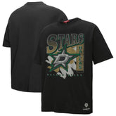 Dallas Stars Mitchell & Ness Women's Choppy Ice Boyfriend T-Shirt - Black T-shirts
