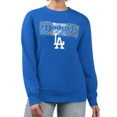 Los Angeles Dodgers Starter Women's Team Color Shading Fleece Pullover Sweatshirt Royal