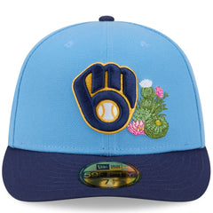 Milwaukee Brewers 2026 Spring Training 59FIFTY Fitted Hat Light Blue/Navy