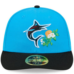 Miami Marlins 2026 Spring Training Low Profile 59FIFTY Fitted Hat Blue/Black