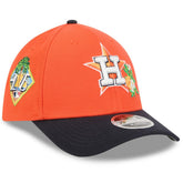 Houston Astros 2026 Spring Training M-Crown 39THIRTY Flex Hat Orange/Navy