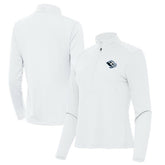 Utah Mammoth Antigua Women's Tribute Half-Zip Pullover - White Pullover