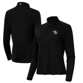 Utah Mammoth Antigua Women's Tribute Half-Zip Pullover - Black Pullover
