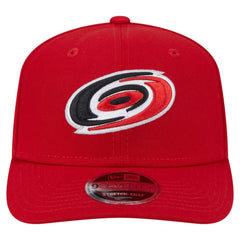 Carolina Hurricanes New Era Logo Basic 9SEVENTY Adjustable Hat - Red Hats