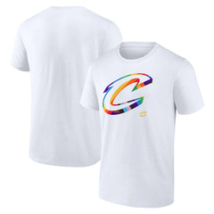 Cleveland Cavaliers Team Logo Pride T-Shirt sale - White shop