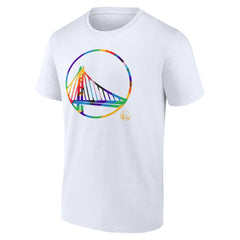 Golden State Warriors Team Logo Pride T-Shirt sale - White discount