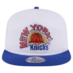New York Knicks Hardwood Two-Tone Golfer Adjustable Hat - White/Blue discount