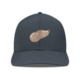 Detroit Red Wings Levelwear Rise Copper Insignia Flex Hat - Charcoal Hats