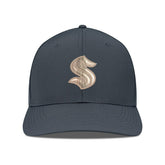 Seattle Kraken Levelwear Rise Copper Insignia Flex Hat - Charcoal Hats