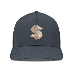 Seattle Kraken Levelwear Rise Copper Insignia Flex Hat - Charcoal Hats