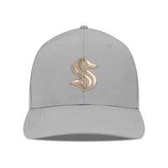 Seattle Kraken Levelwear Rise Copper Insignia Flex Hat - Gray Hats