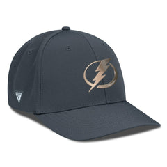 Tampa Bay Lightning Levelwear Rise Copper Insignia Flex Hat - Charcoal Hats