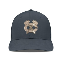 Chicago Blackhawks Levelwear Rise Copper Insignia Flex Hat - Charcoal Hats