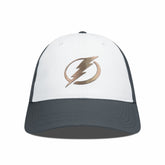 Tampa Bay Lightning Levelwear Endure Copper Insignia Adjustable Hat - White/Charcoal Hats