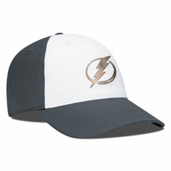 Tampa Bay Lightning Levelwear Endure Copper Insignia Adjustable Hat - White/Charcoal Hats