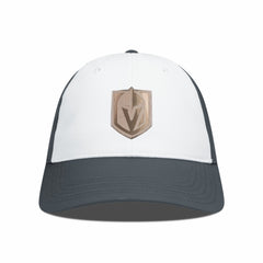 Vegas Golden Knights Levelwear Endure Copper Insignia Adjustable Hat - White/Charcoal Hats