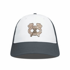 Chicago Blackhawks Levelwear Endure Copper Insignia Adjustable Hat - White/Charcoal Hats