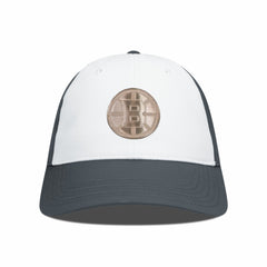 Boston Bruins Levelwear Endure Copper Insignia Adjustable Hat - White/Charcoal Hats