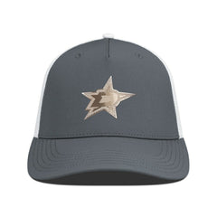 Dallas Stars Levelwear Signal Copper Insignia Trucker Adjustable Hat - Charcoal/White Hats