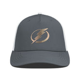 Tampa Bay Lightning Levelwear Signal Copper Insignia Trucker Adjustable Hat - Charcoal/White Hats